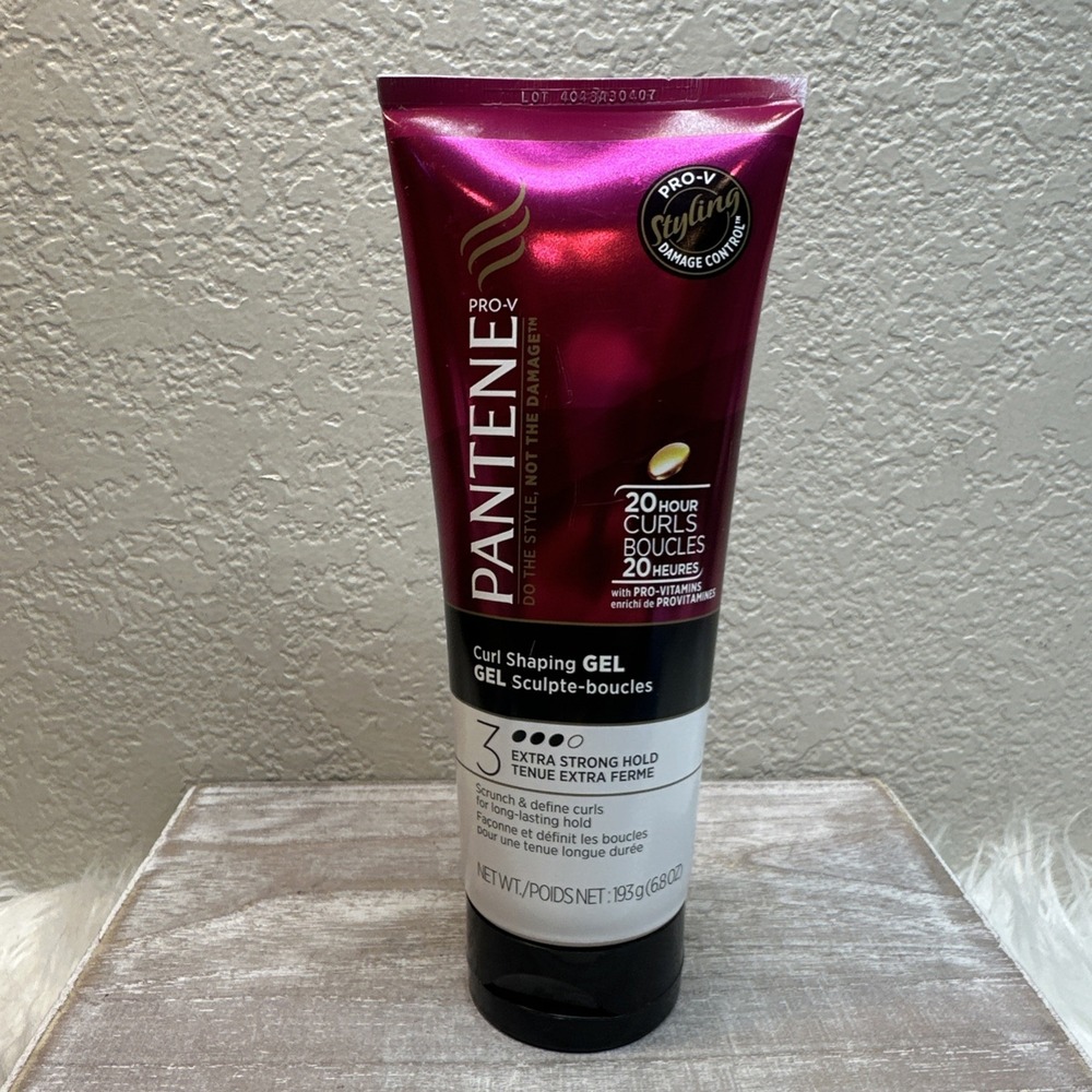 $16 🌙 Pantene Pro-V 20 Hour Curls Curl Shaping Gel 3 Extra Strong Hold 6.8oz
